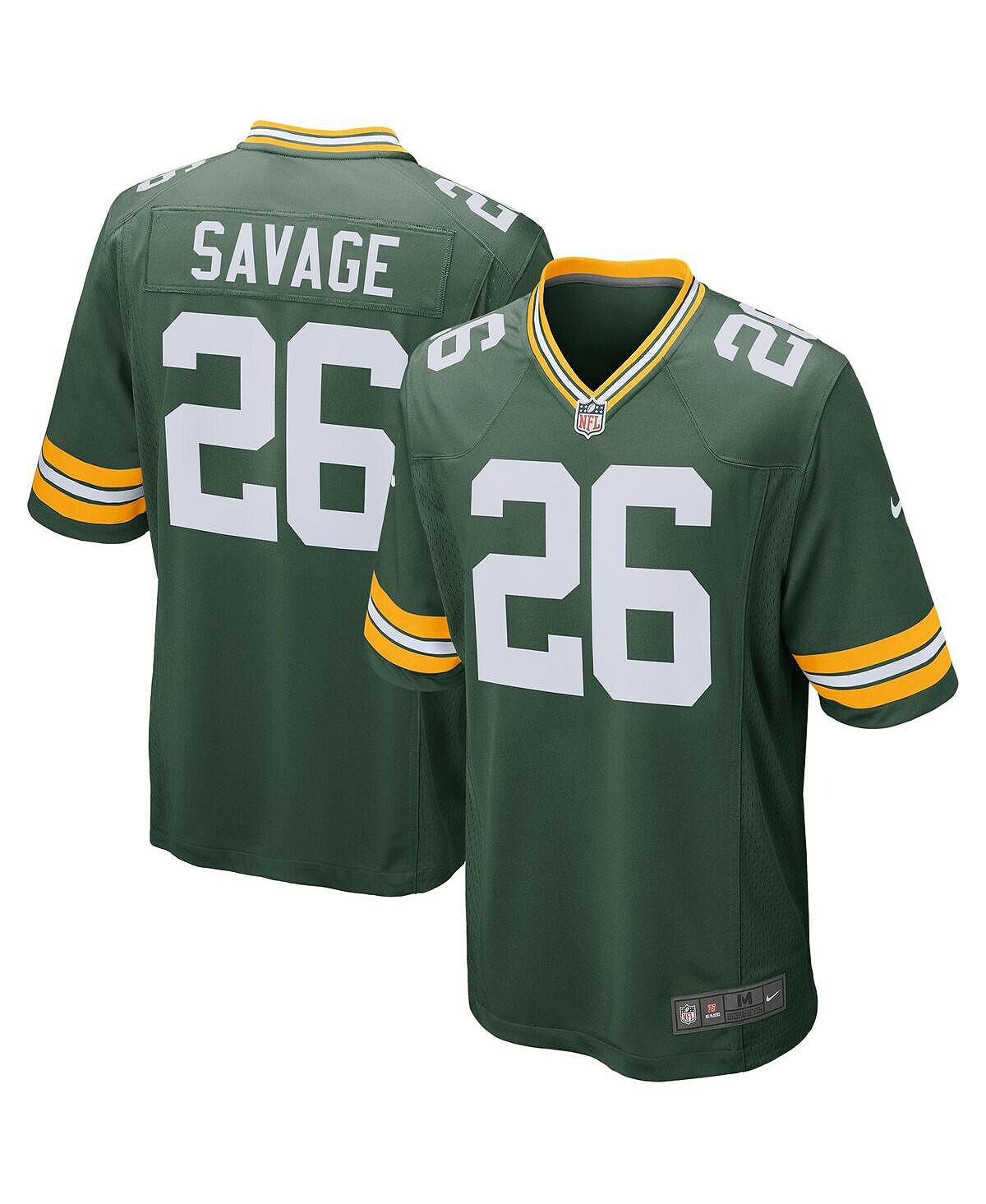 

Мужская футболка darnell savage green green bay packers game джерси Nike, зеленый