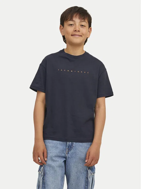 Футболка relaxed fit Star Jack & Jones Junior, темно-синий