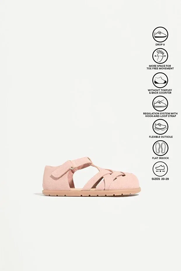 Детские балетки для девочек без каблука Lefties, Pink
