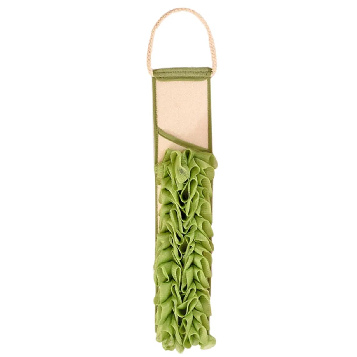 Скраб-полотенце для тела Beavorty, 77x10x4 см, Green