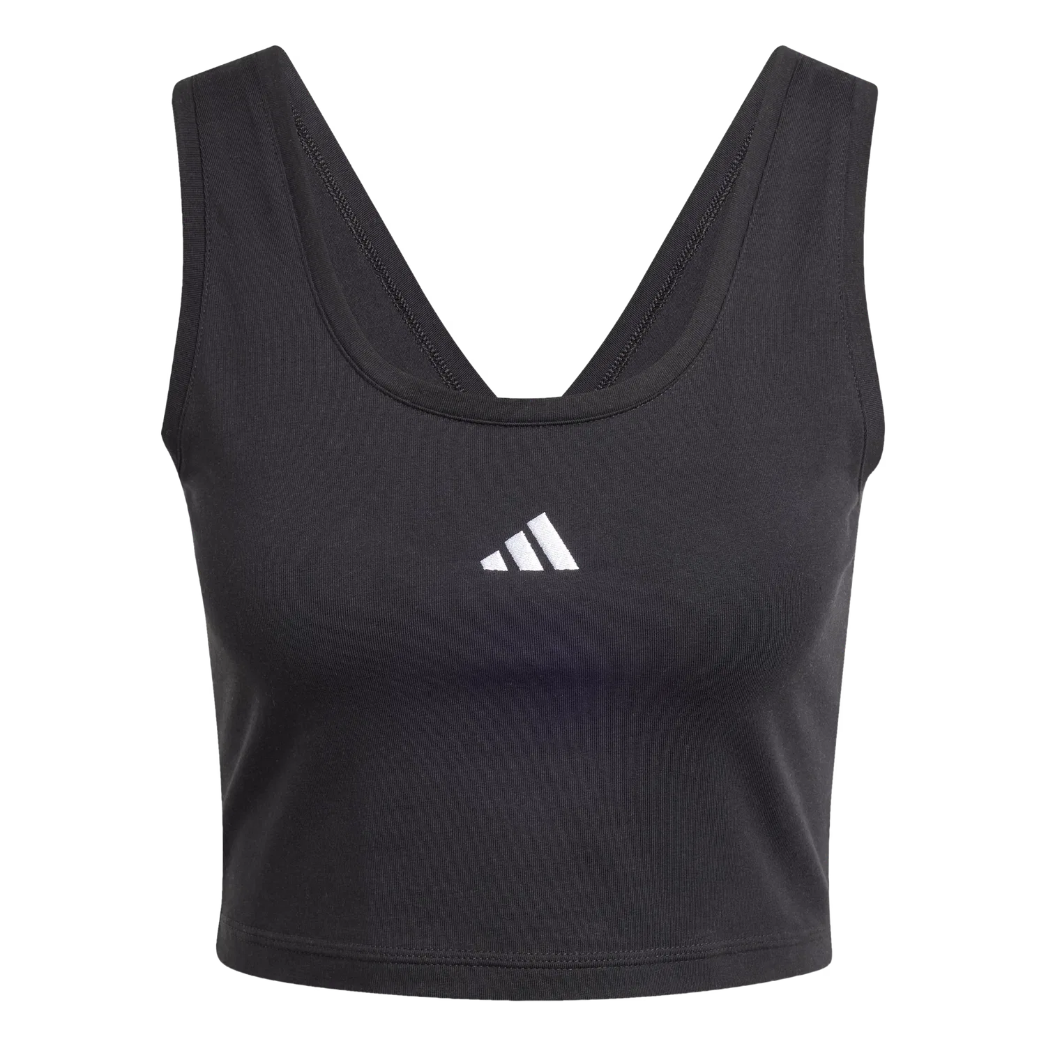 Женский топ спортивное Adidas, черный