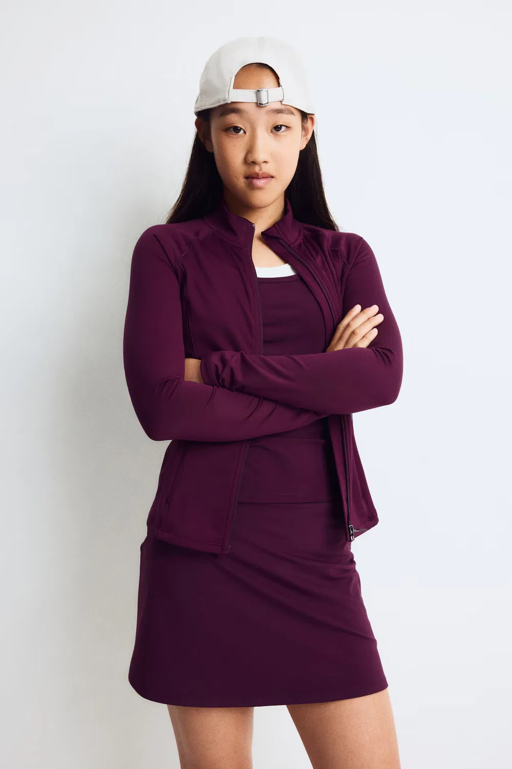 Теннисная юбка с мягкими движениями H&M, Lila