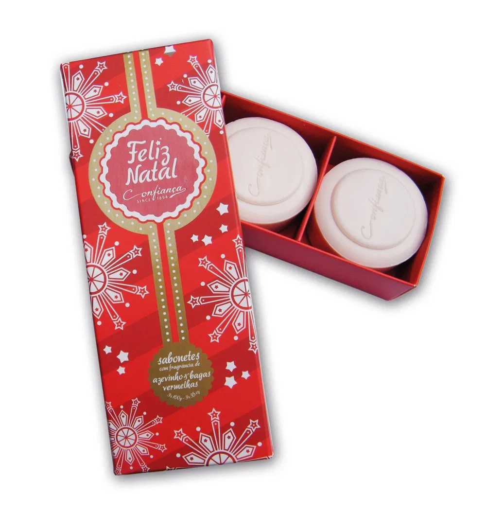 Мыло Feliz Natal, Confianca, набор 3 x 100 г
