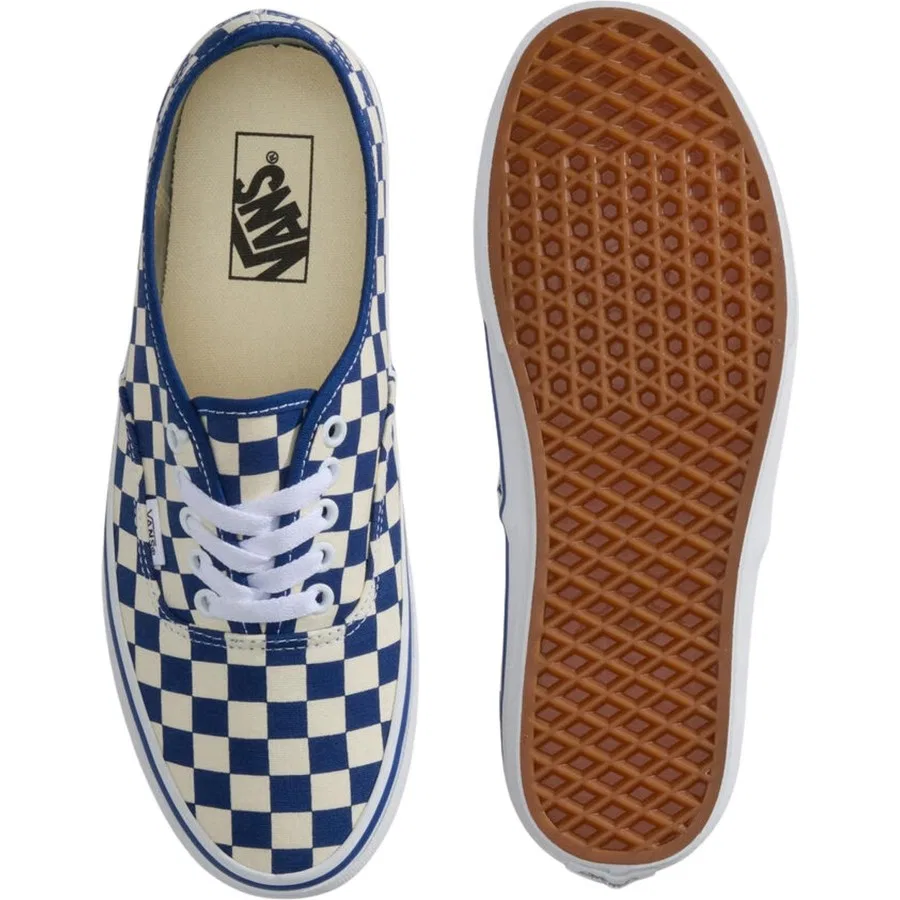 Кроссовки Vans Authentic, Сине-бежевый — фото 4