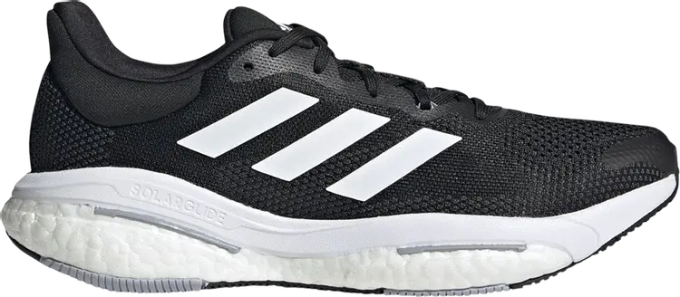 

Кроссовки Adidas Solar Glide 5 Wide 'Black White Grey', черный