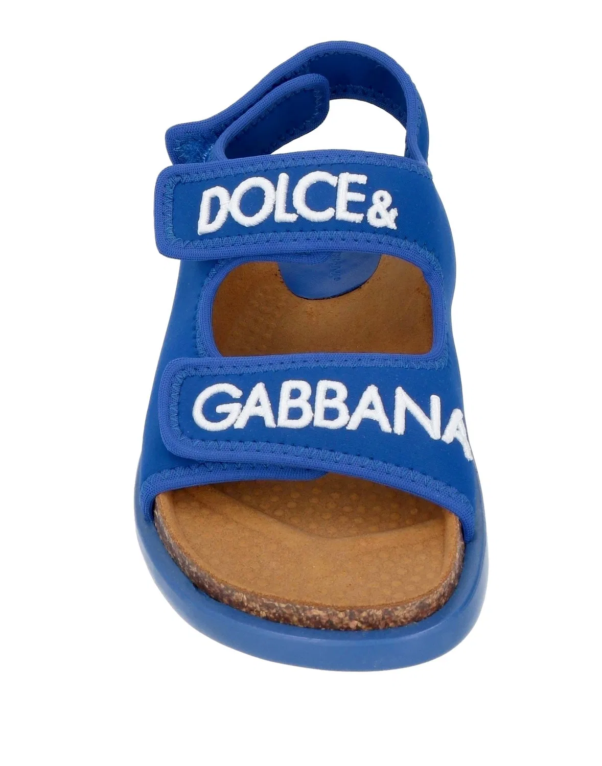Мужские сандалии с аппликацией Dolce&Gabbana, синий — фото 4