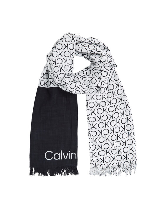 

Шарф Monogram K60K612979 Calvin Klein, черный