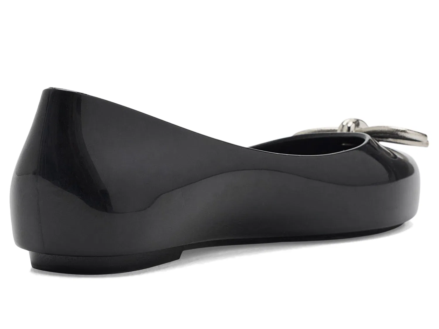 Балетки Sweet Love Chrome (для маленьких и больших детей) Mini Melissa, Black/Onix — фото 4