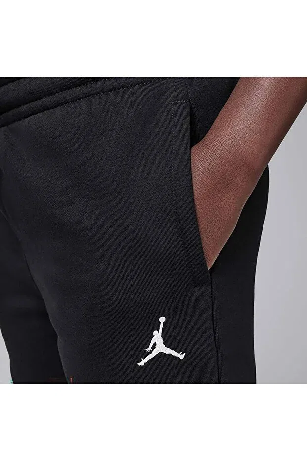 Детские спортивные штаны для девочек скинни Jordan Brooklyn Nike, Black — фото 4