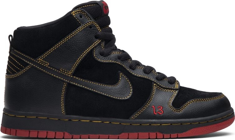 

Лимитированные кроссовки Nike Dunk High Pro SB 'Unlucky', черный