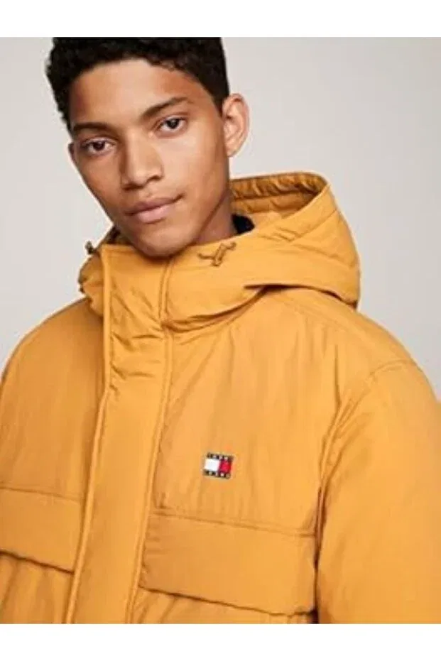 Мужская ветровка oversize с капюшоном Tommy Hilfiger, Yellow