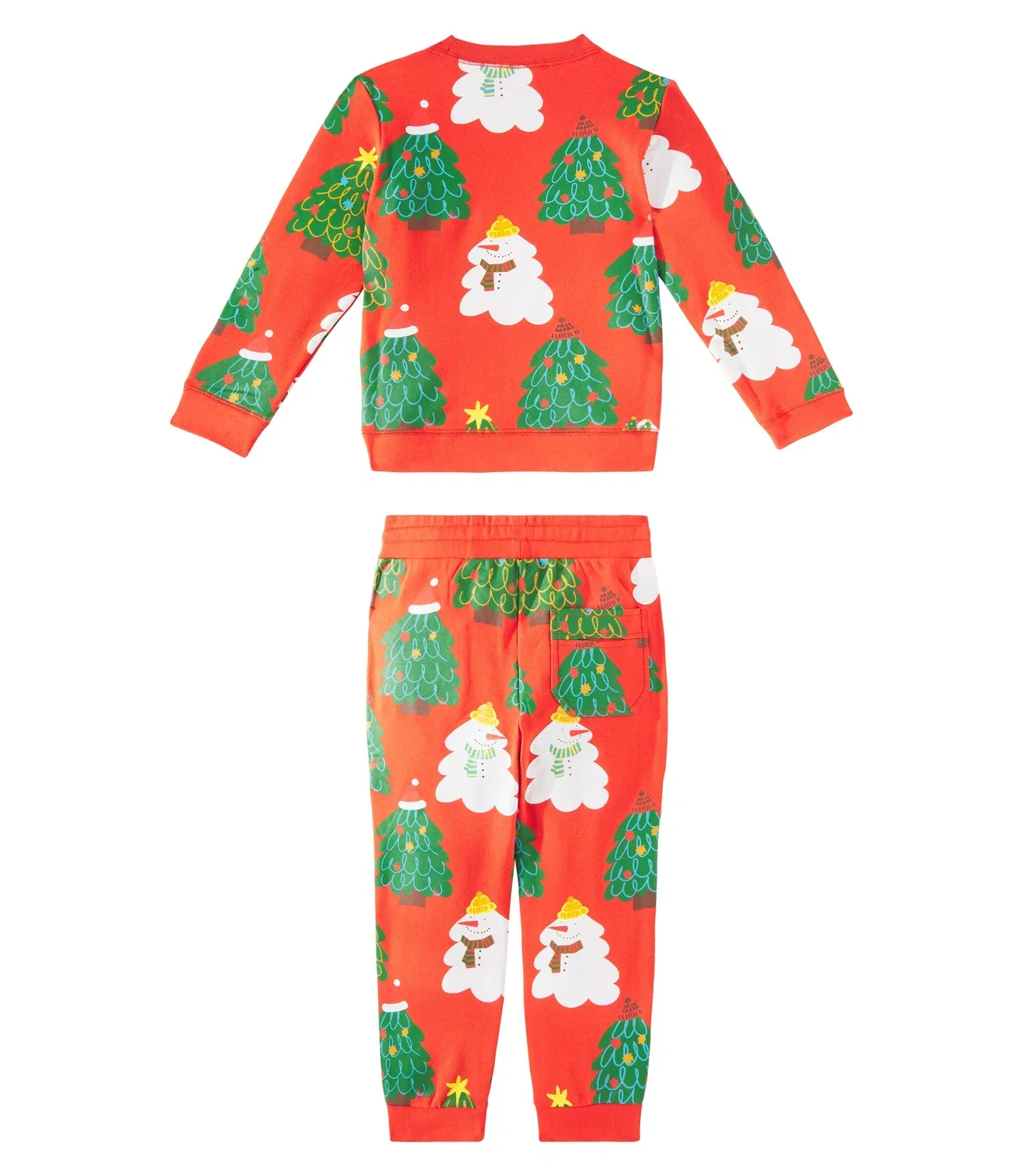Комплект из свитшота и спортивных штанов с принтом Stella Mccartney Kids, красный — фото 4