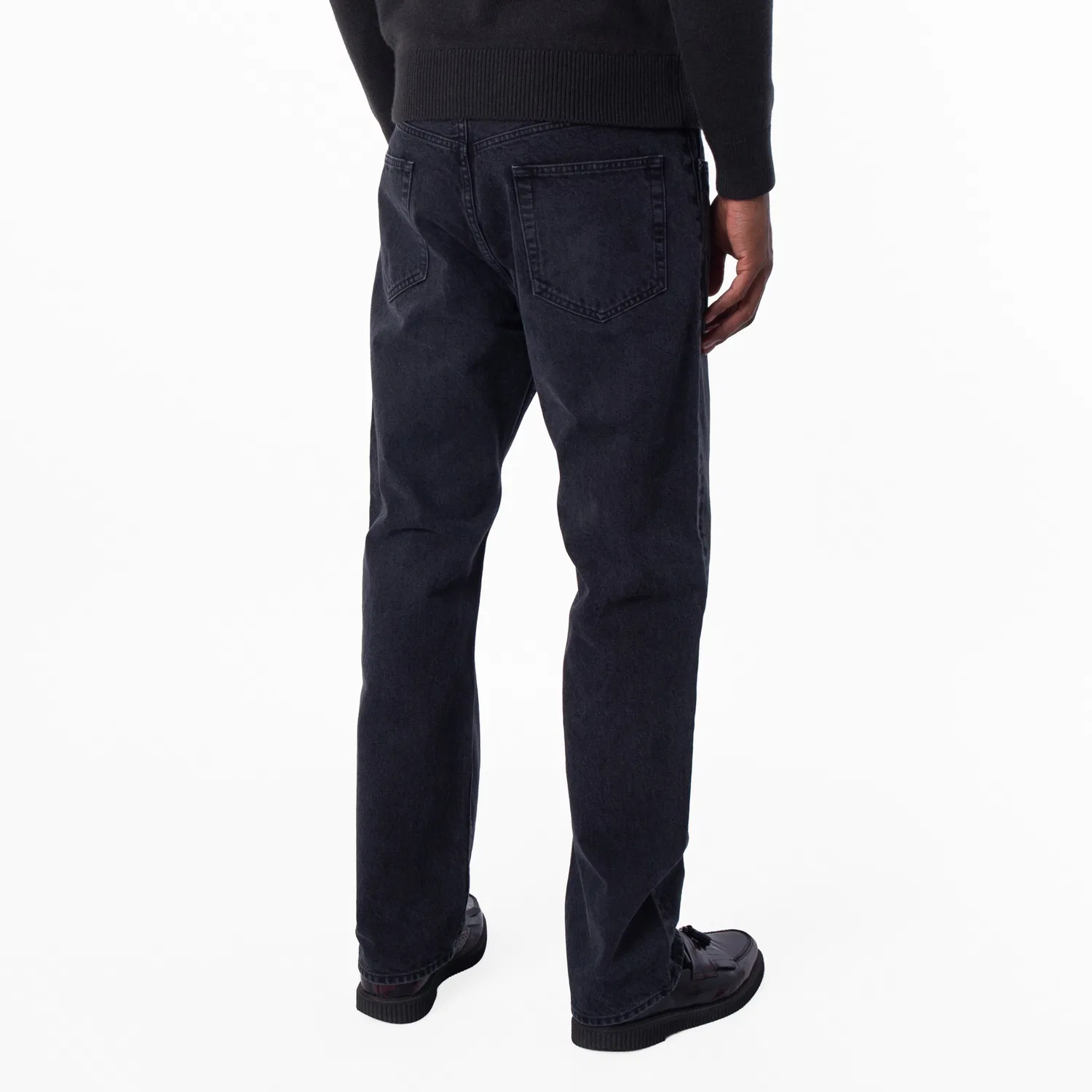 Джинсы свободного кроя Black Denim Loose-Fit Jeans Saint Laurent, Used Paris Black — фото 4