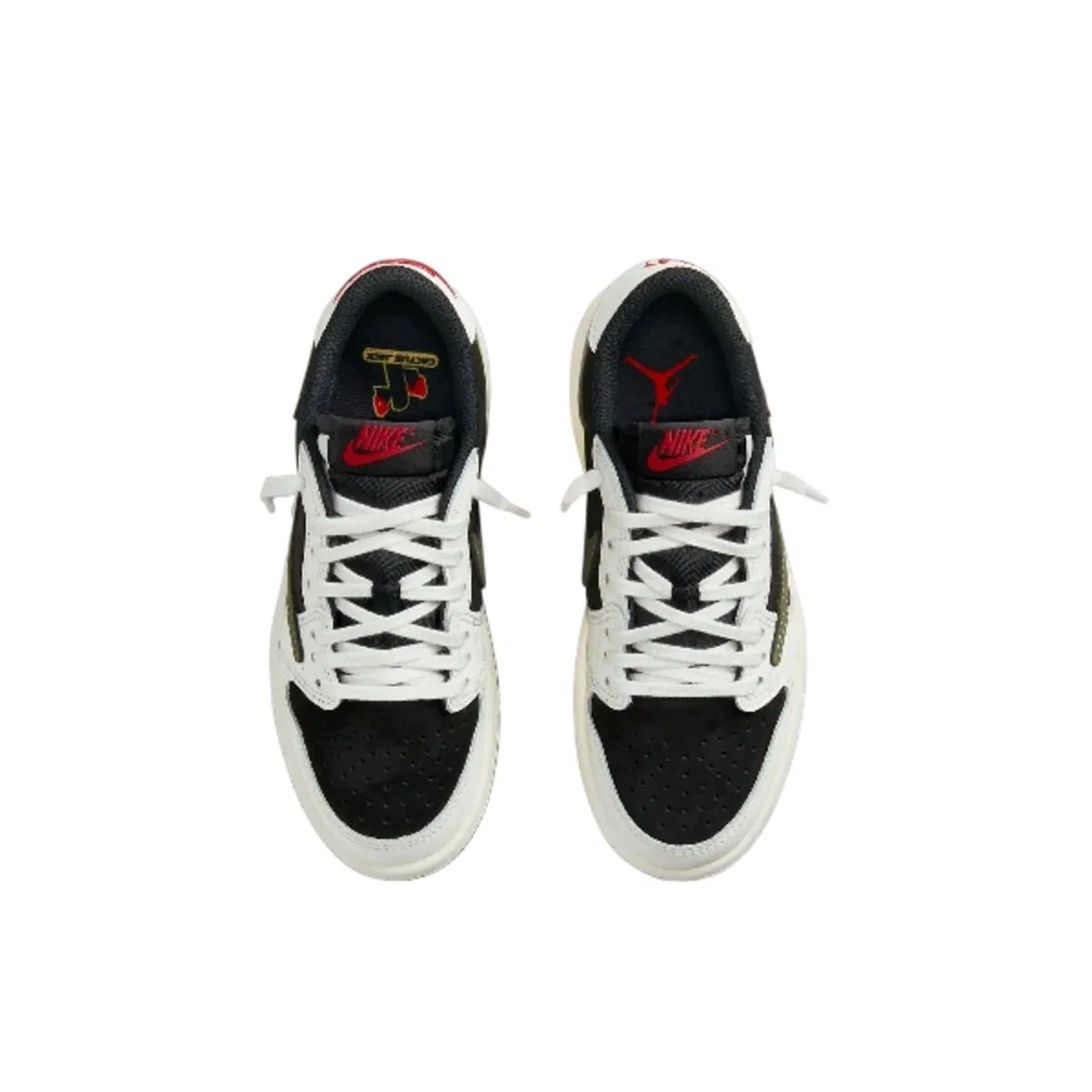 Детские кроссовки Air Jordan 1 Retro Low OG SP Travis Scott Olive, Jordan, Цвет Grun — фото 3