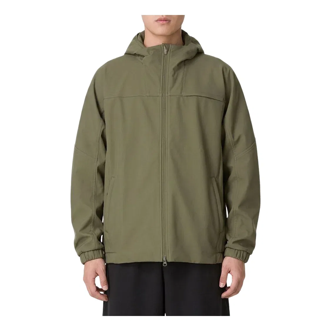Мужское худи Warm Jacket Woven Hoodie 'Olive Green' adidas, Olive Green