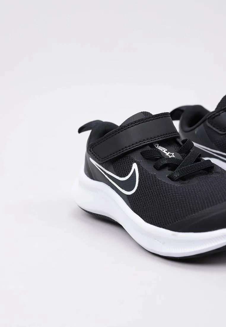 Детские кроссовки Nike Star Runner 3 Little Ki, Цвет Schwarz Weiss — фото 3