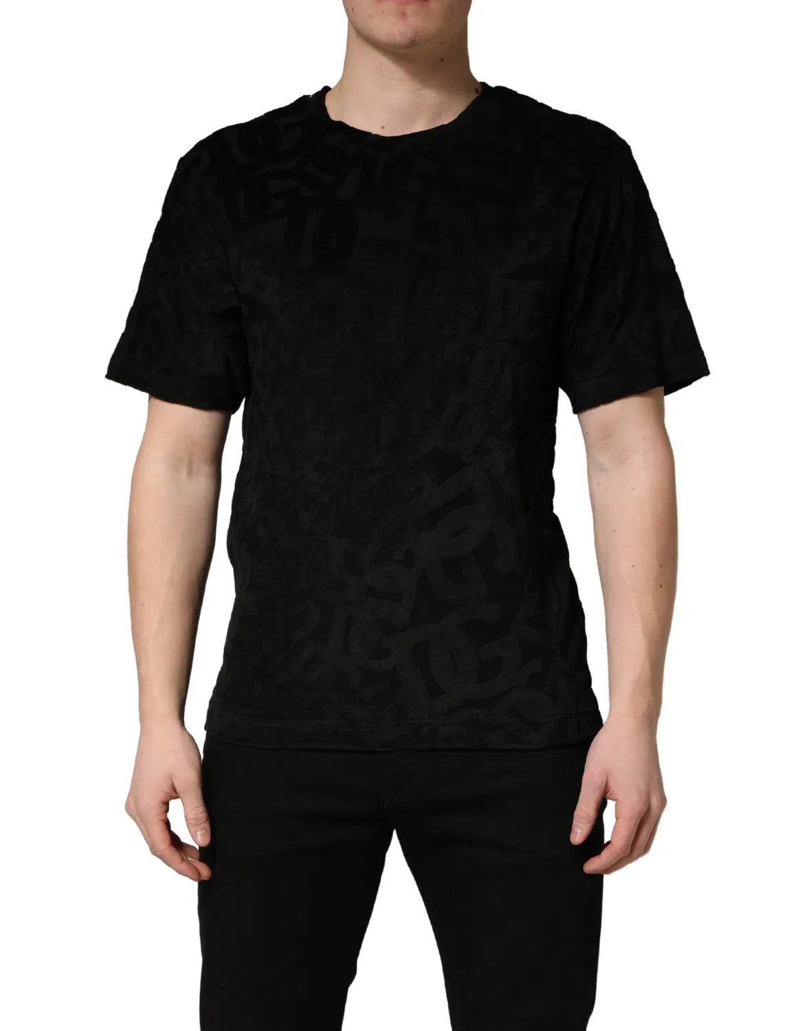 Мужская футболка с принтом DG Mania Logo Dolce & Gabbana, Black