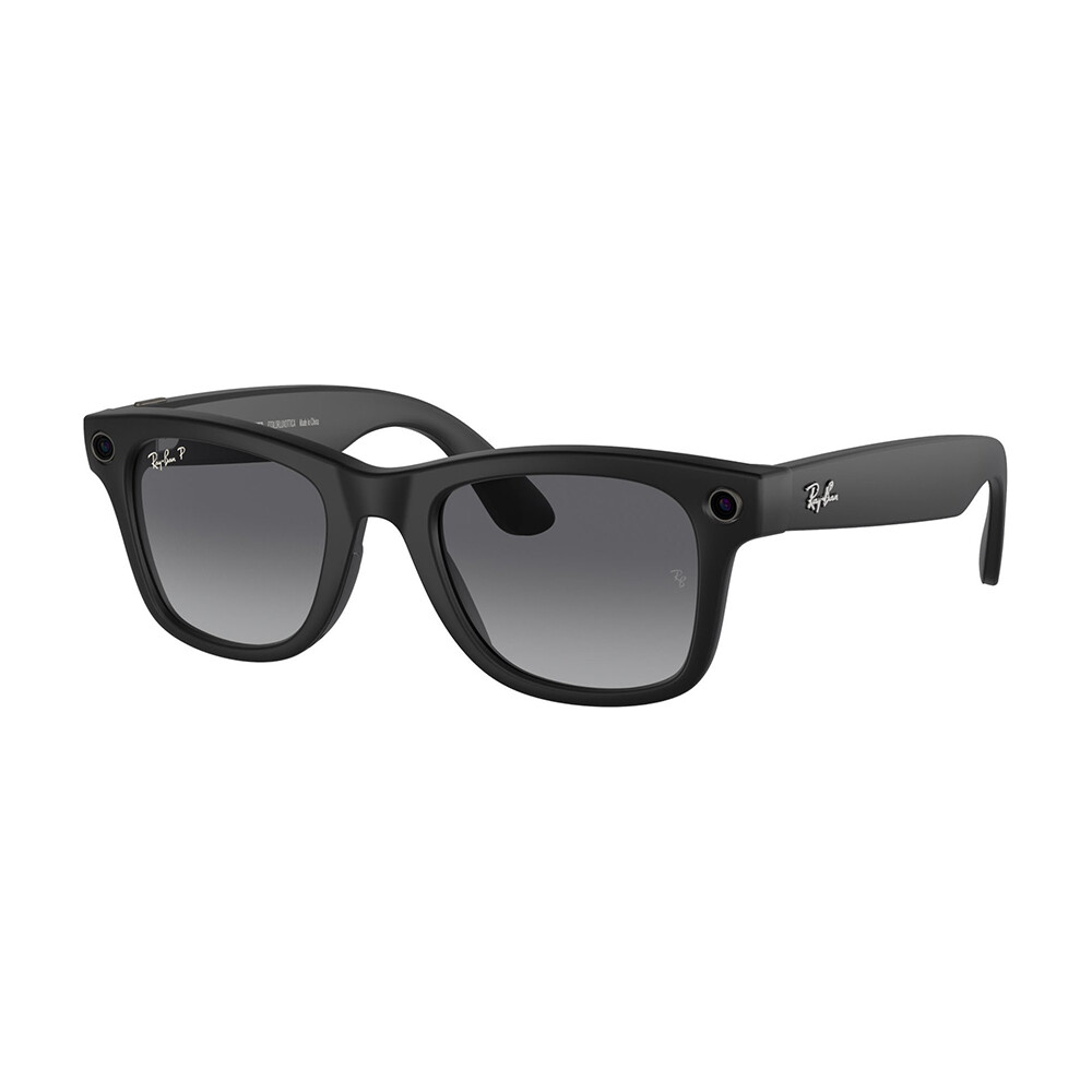 

Умные очки Ray-Ban Meta Wayfarer (Standard), Matte Black/Polarized Gradient Graphite