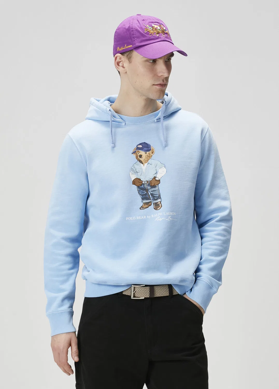 Свитшот капюшон Polo Bear Polo Ralph Lauren, blue
