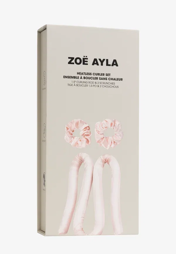 Набор бесшовных бигуди и роллеров Heatless Curler Set Zoe Ayla, Blush, цвет blush — фото 2