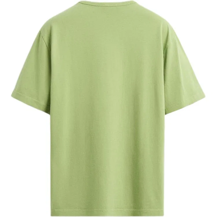 Мужская футболка с круглым вырезом Green ZARA, Green — фото 3