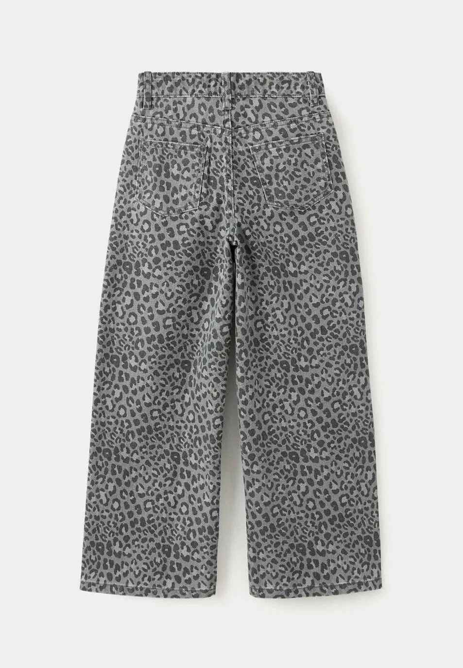 Детские джинсы свободного кроя Mango Kids, Anthracite — фото 2