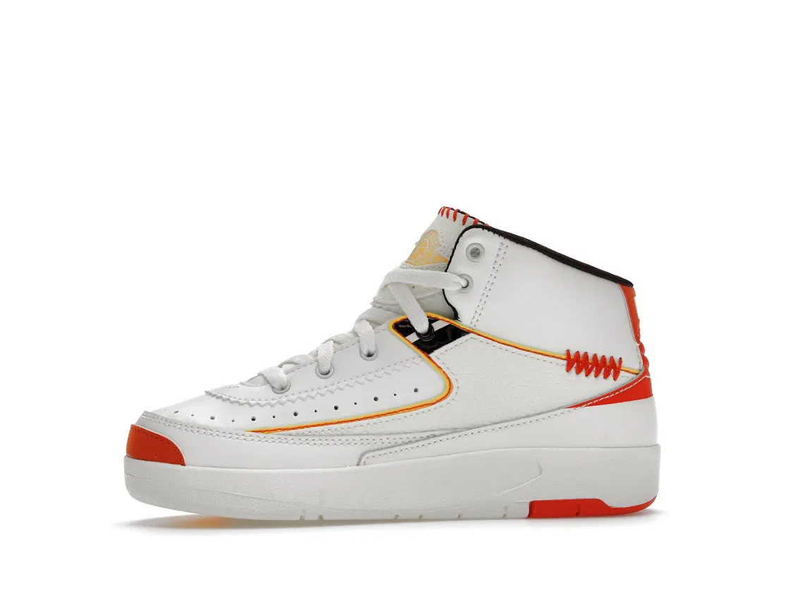 Детские кроссовки Lifestyle Jordan 2 Retro SP Jordan, Sail/Citron Pulse-Orange-Cinnamon — фото 3
