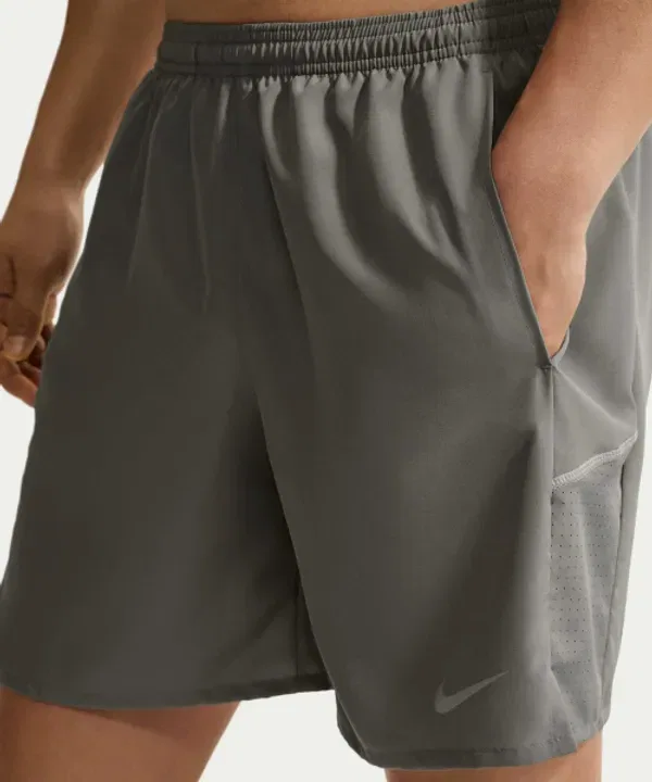 Шорты беговые Dri-FIT 7" Unlined, Nike, дымчато-серый — фото 2