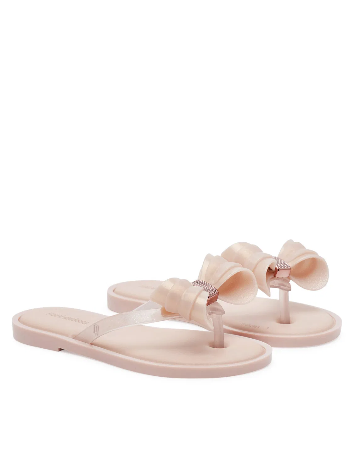 Вьетнамки для девочки Mini Flip Flop Iv Inf Melissa, бежевый — фото 2