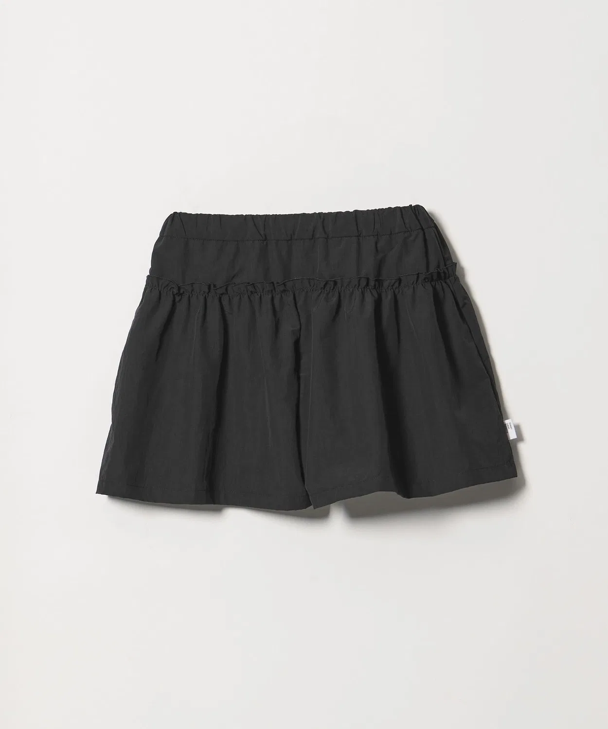 Детские шорты-юбка с фриллами Tassar Frill Кулоты green label relaxing, Черный