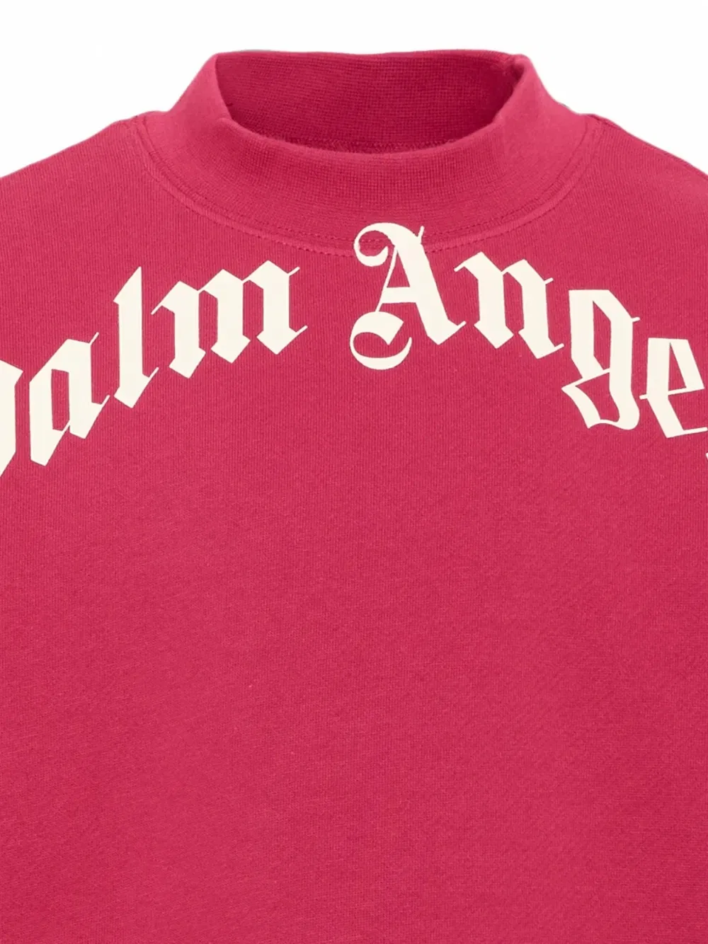 Свитер с высоким воротом и логотипом Palm Angels Kids, розовый — фото 3