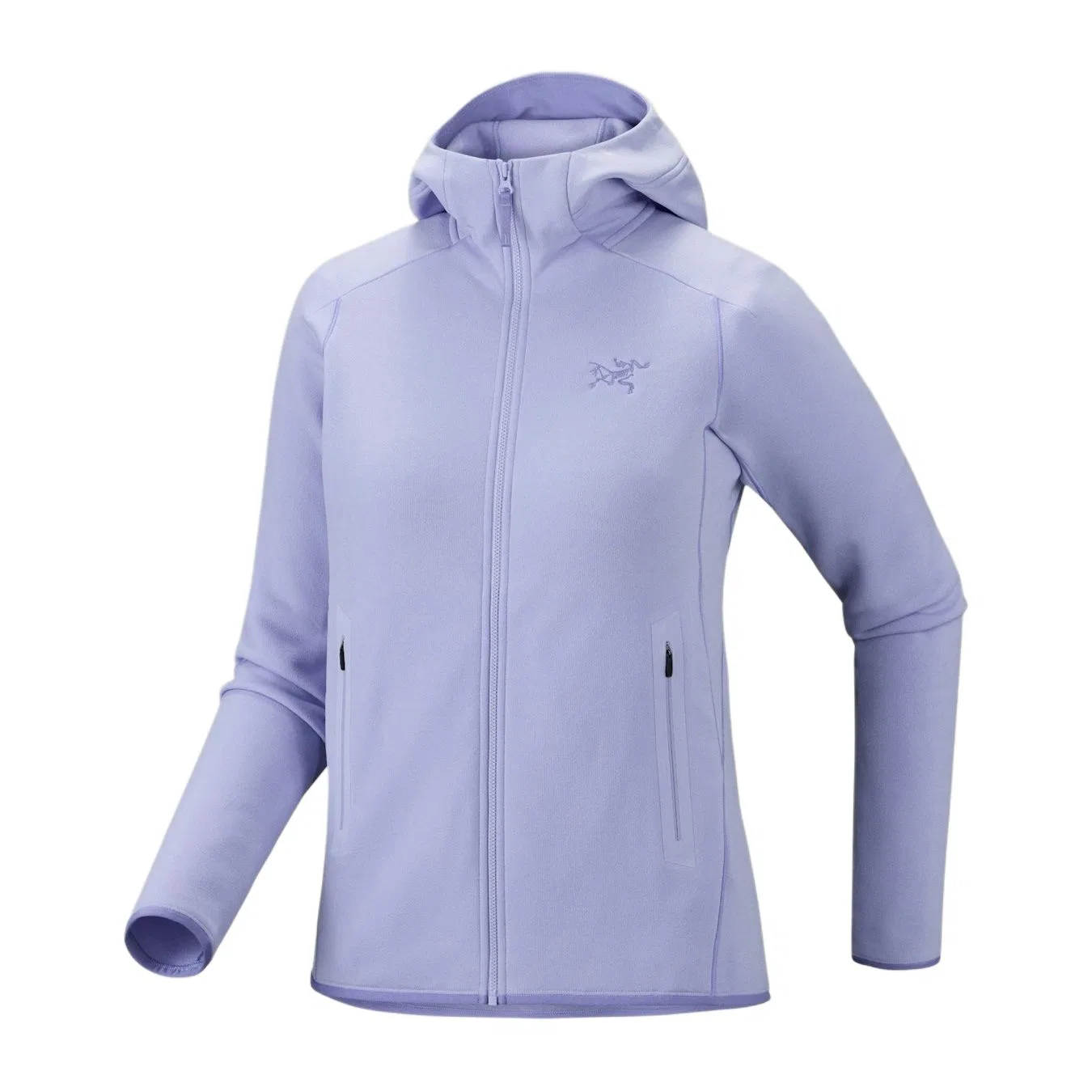 Женская флисовая толстовка с длинным рукавом Arcteryx, Light Maple Field Red/Liberty Purple/Lt Renegade/Renegade — фото 3