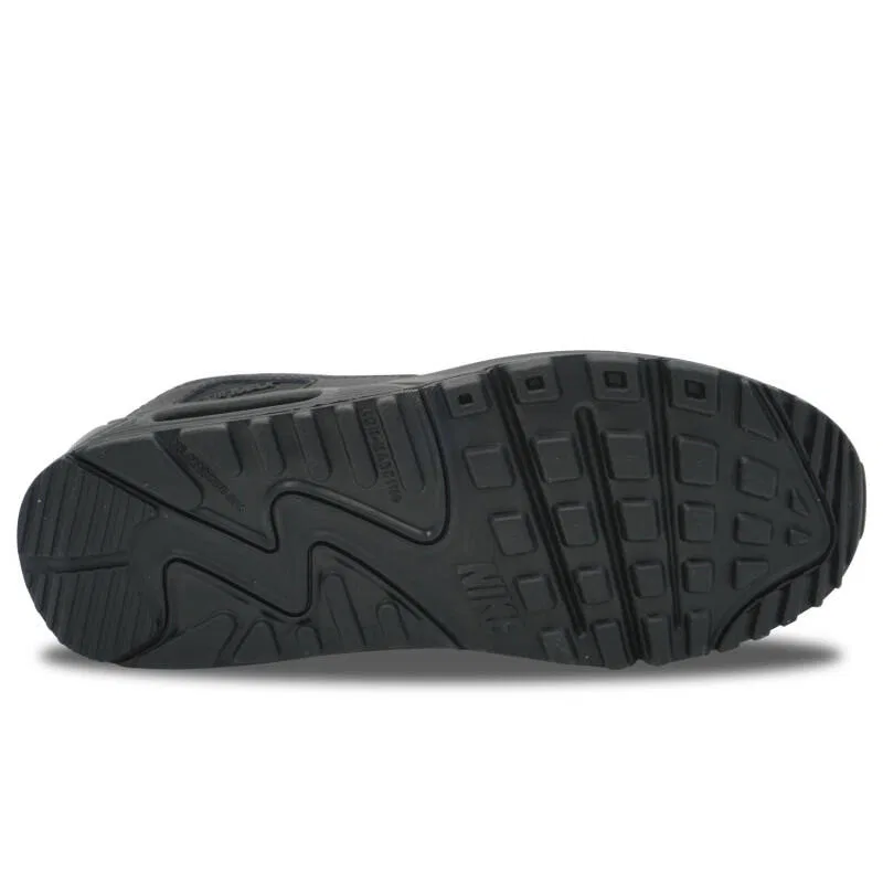Детские кроссовки с кожаным верхом Nike Air Max 90 Leather Triple Black, Nike, Цвет: Schwarz — фото 3