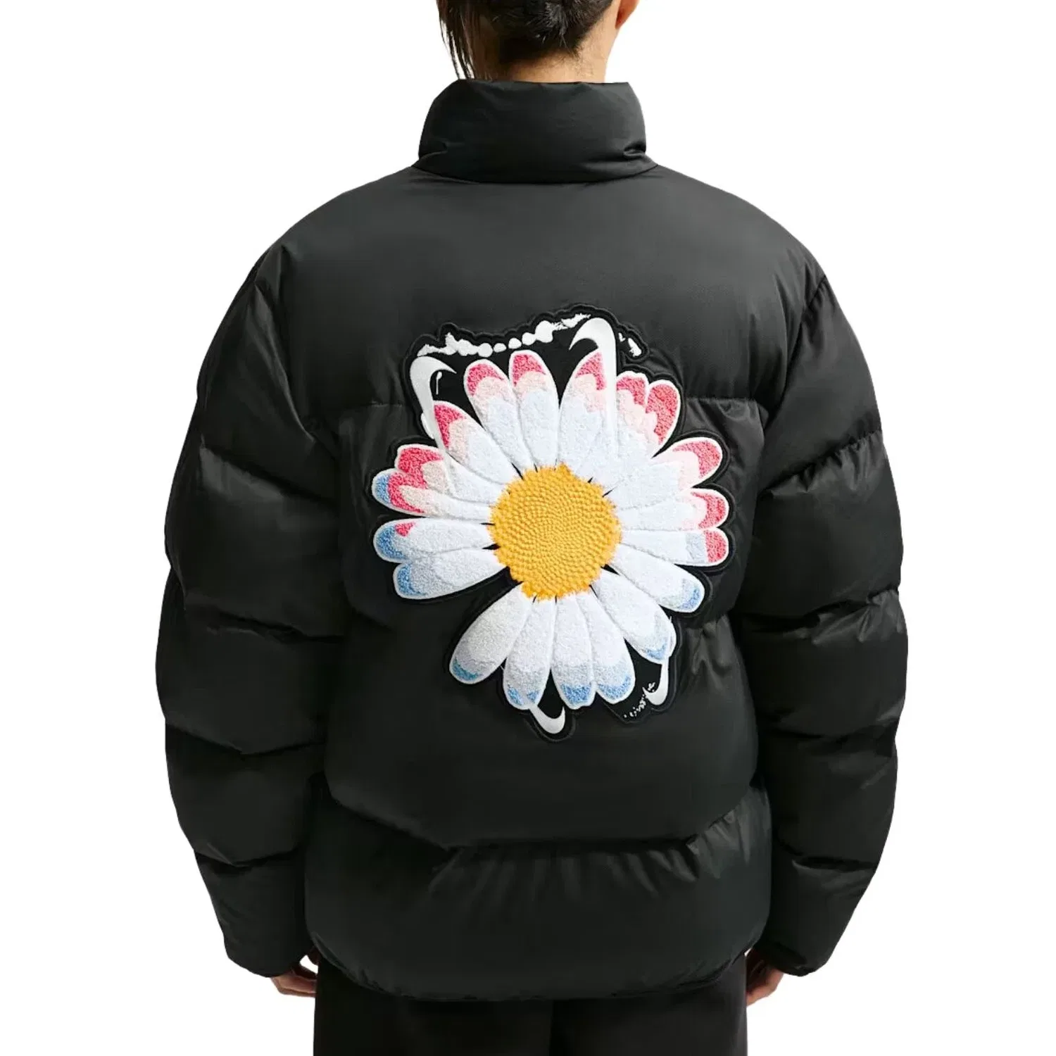 Мужская куртка-пуховик Nike x South Korea x Peaceminusone Cryoshot Padded Jacket 'Black', черный — фото 3
