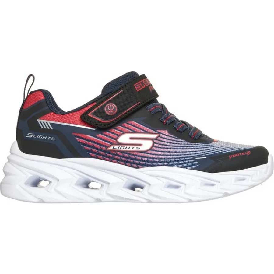 Детские кроссовки с шнуровкой Vortex 3.0 Skechers, Черный