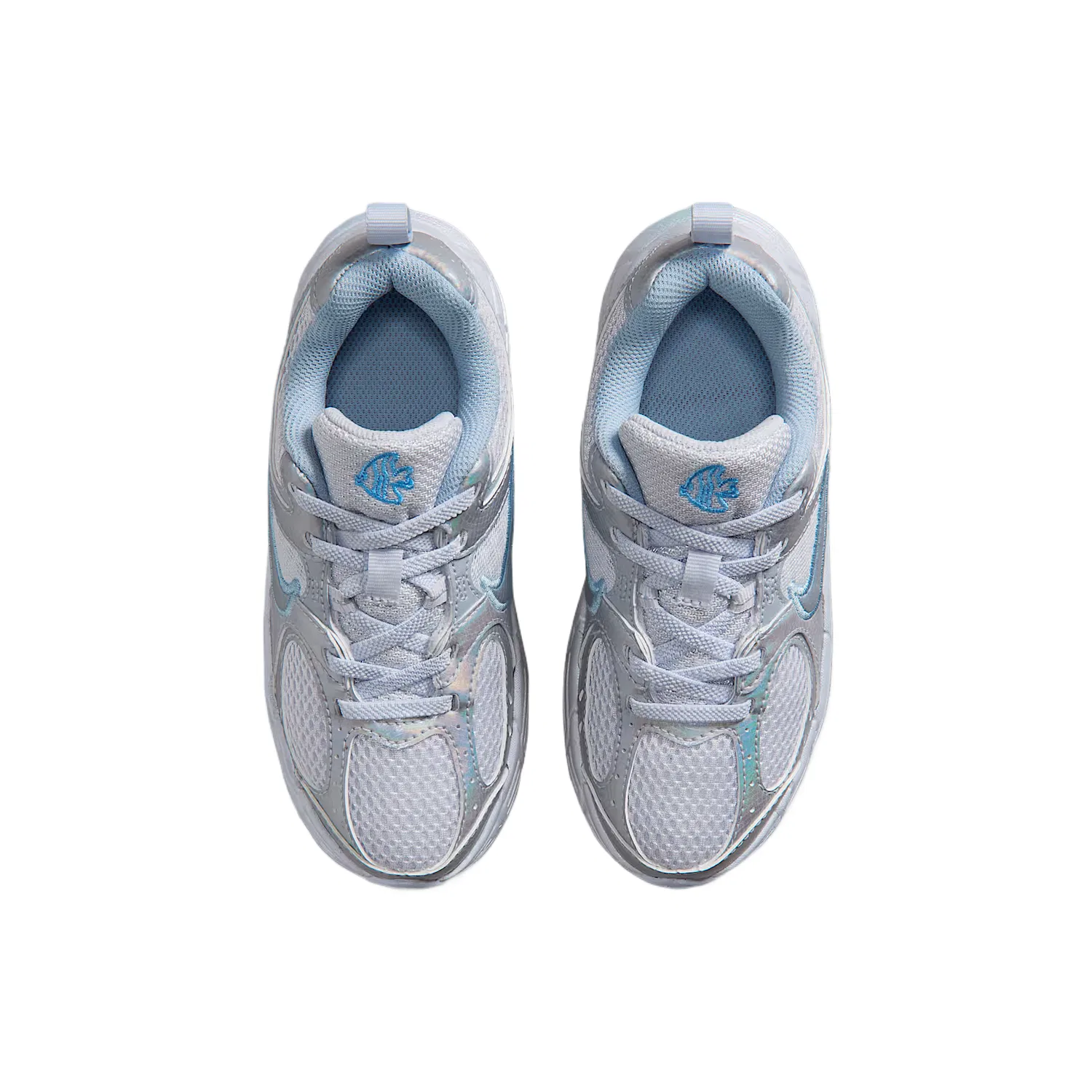 Детские беговые кроссовки V5 RNR, Nike, Soccer Gray/Light Armory Blue/Soccer Ball Blue — фото 4