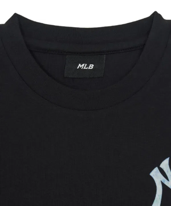 Футболка с монограммой, летняя, SPORTIVE MONOGRAM, Mlb Kids, черный — фото 3