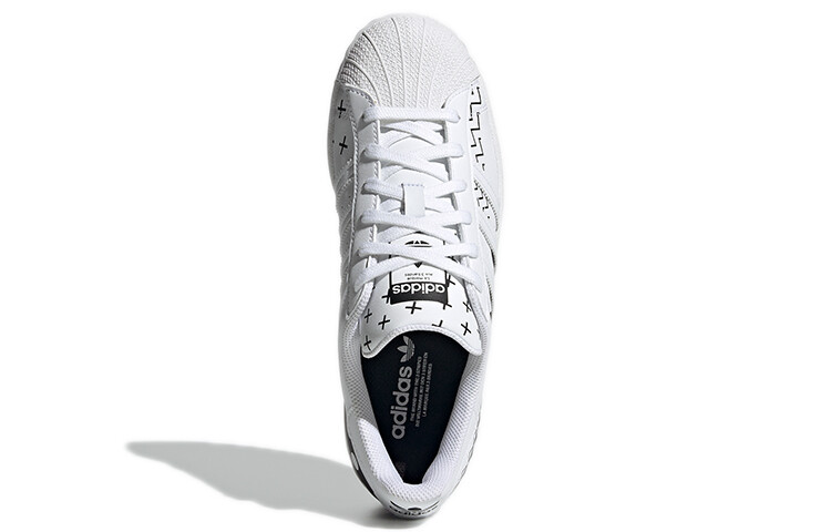 Кроссовки Adidas Originals Originals Superstar Sneakers Black/White Women's — фото 3