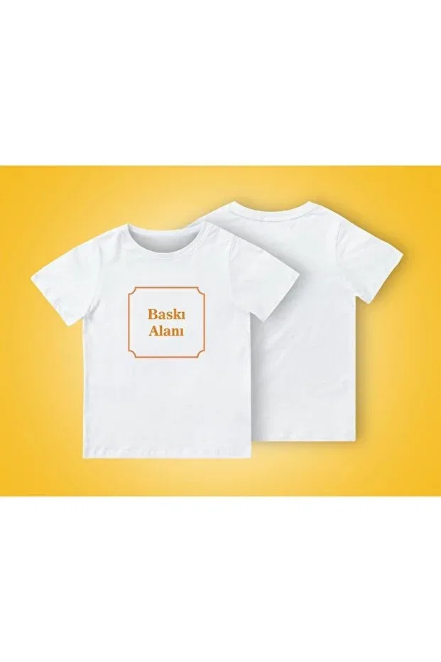 Детская футболка для девочек с принтом Personalized Printed Kids T-Shirt Texkid, White