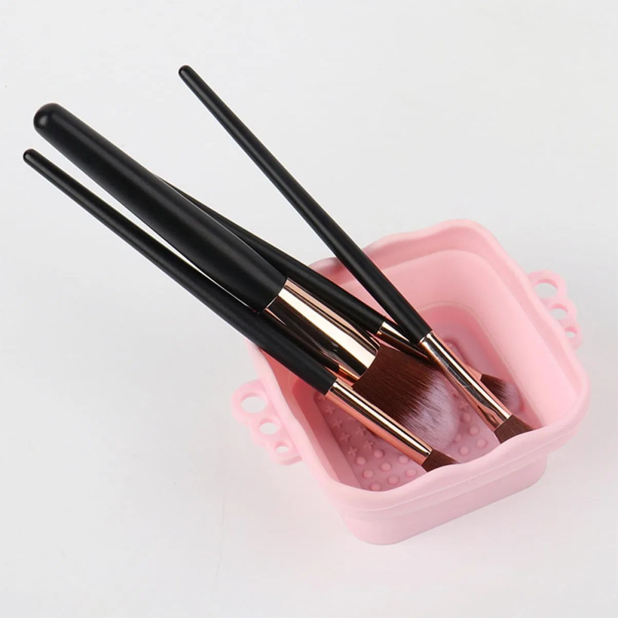Набор для чистки кистей Silicone Brush Scrubber FRCOLOR, 2 штуки, 10.5x10.5x5 см — фото 2