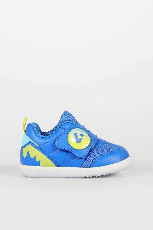 Детские спортивные туфли для мальчиков с липучкой Vicco, Saks Blue