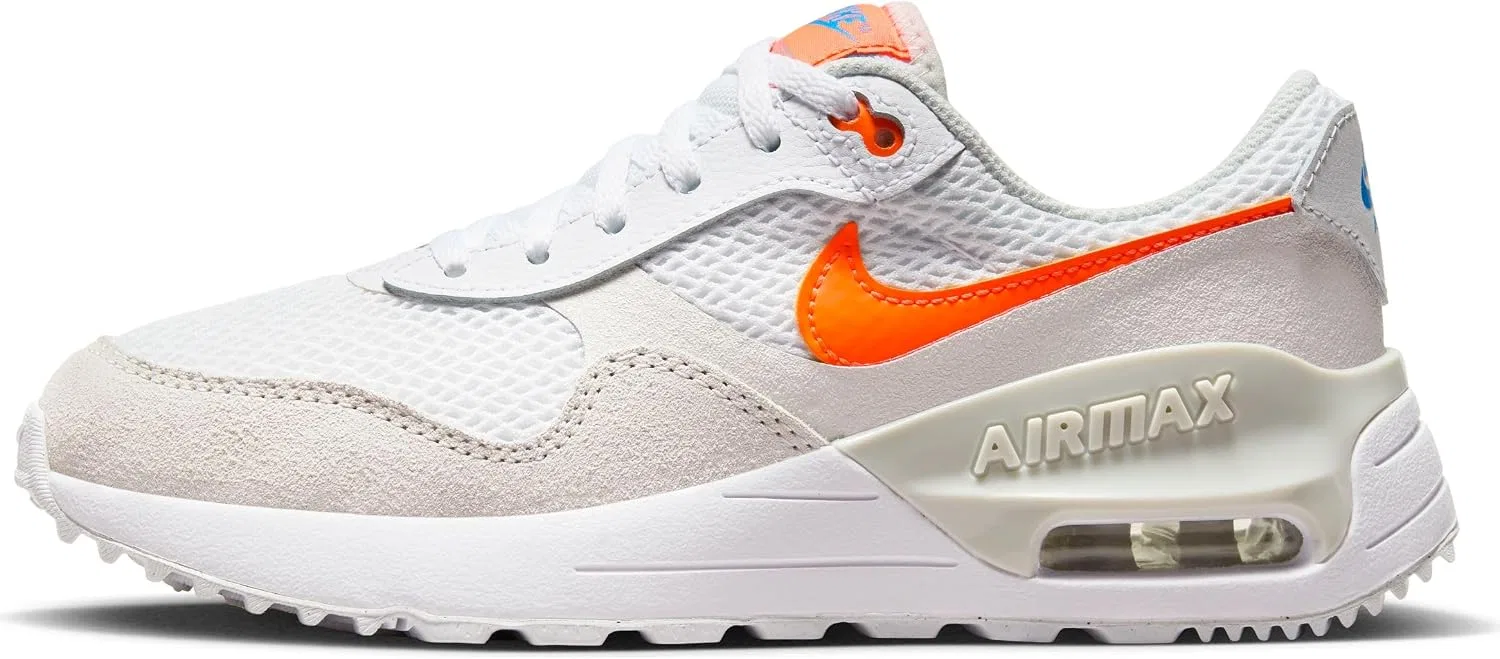 Детские кроссовки для бега для мальчиков Nike, White Total Orange Phantom Photon Dust
