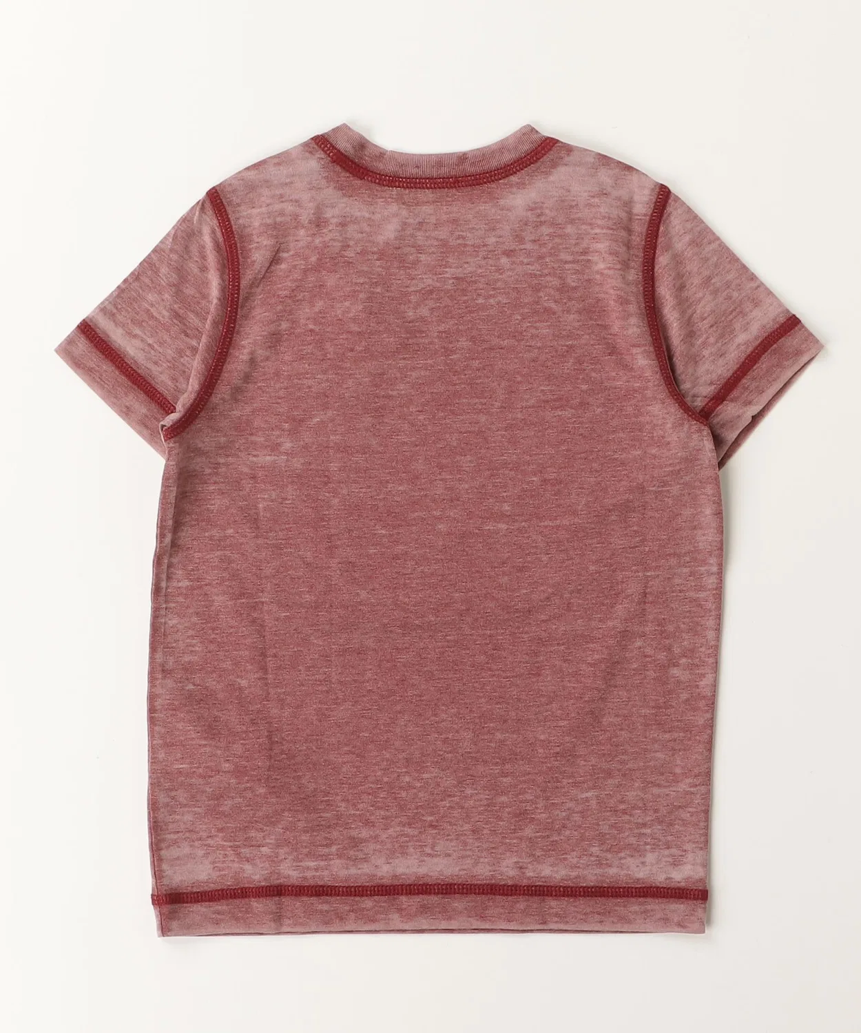 Детская футболка с коротким рукавом, с брендовым логотипом DIESEL KIDS, Red — фото 4
