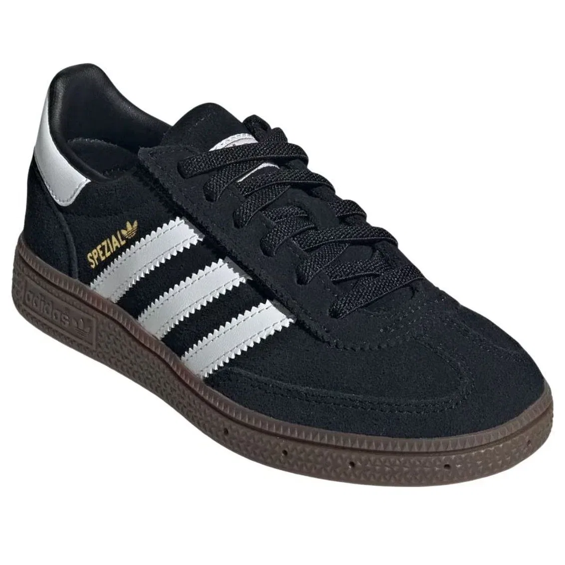 Детские кроссовки с шнуровкой Handball Spezial Adidas, черный — фото 4