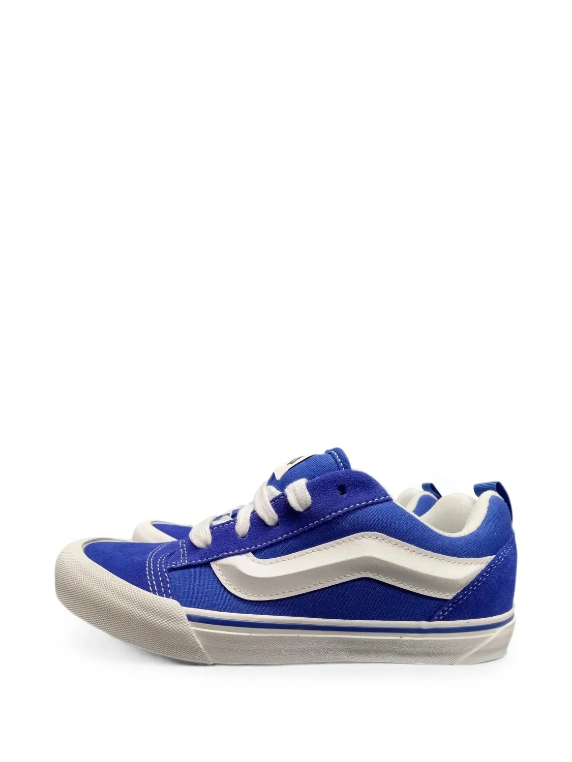 Кроссовки Knu Skool Blue/White Vans Kids, синий — фото 2