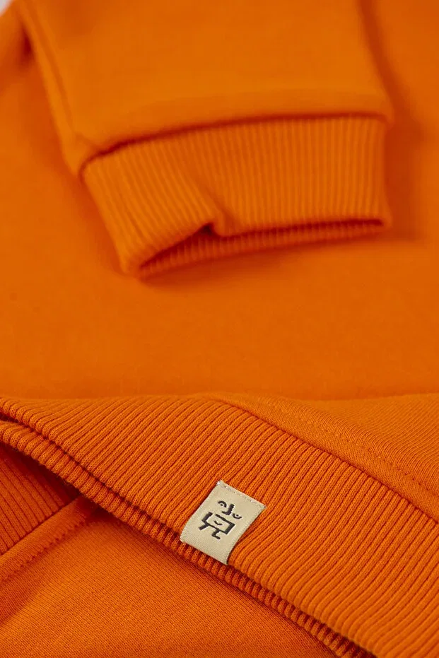Детские свитшот для девочек с вышивкой Beetlebeez, Orange — фото 4