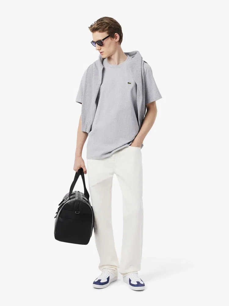 Футболка Relaxed Fit LACOSTE, Grey — фото 4