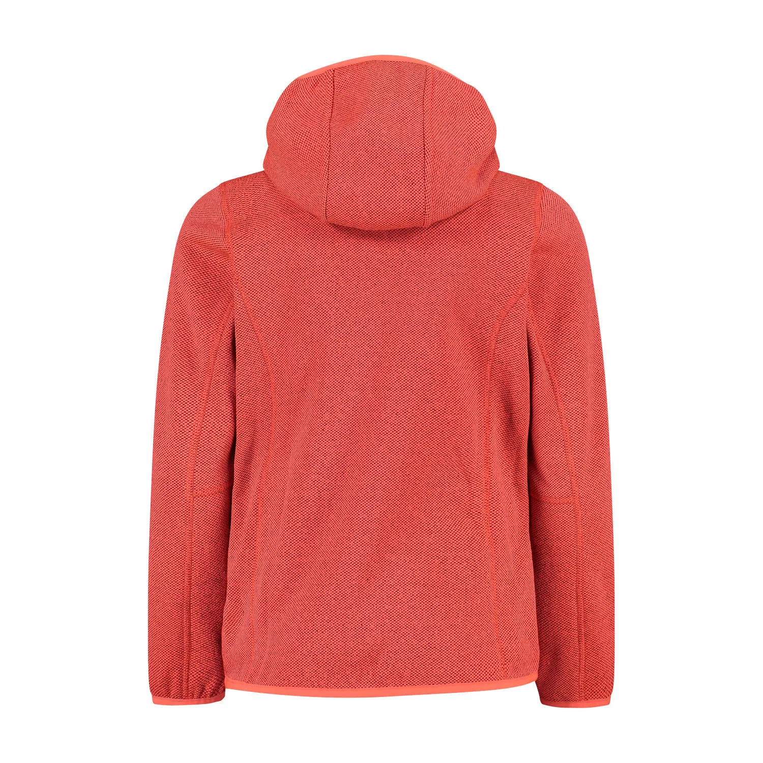 Детская флисовая куртка для девочек с капюшоном Fix Hood Cmp, Rot Grau Orange — фото 4