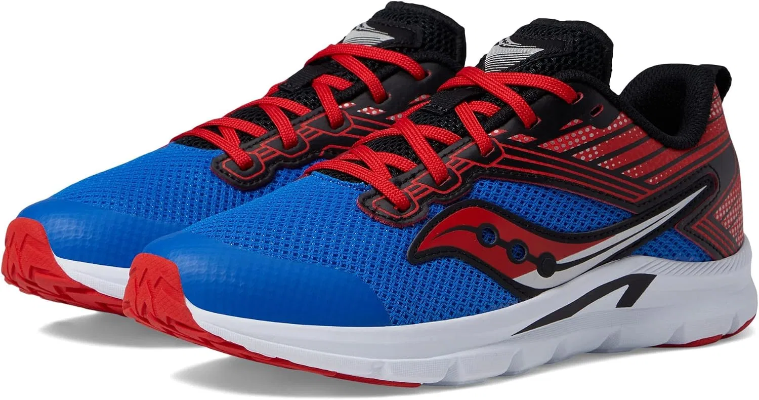 Детские кроссовки для мальчиков Axon Saucony, Royal/Red/Blue — фото 3