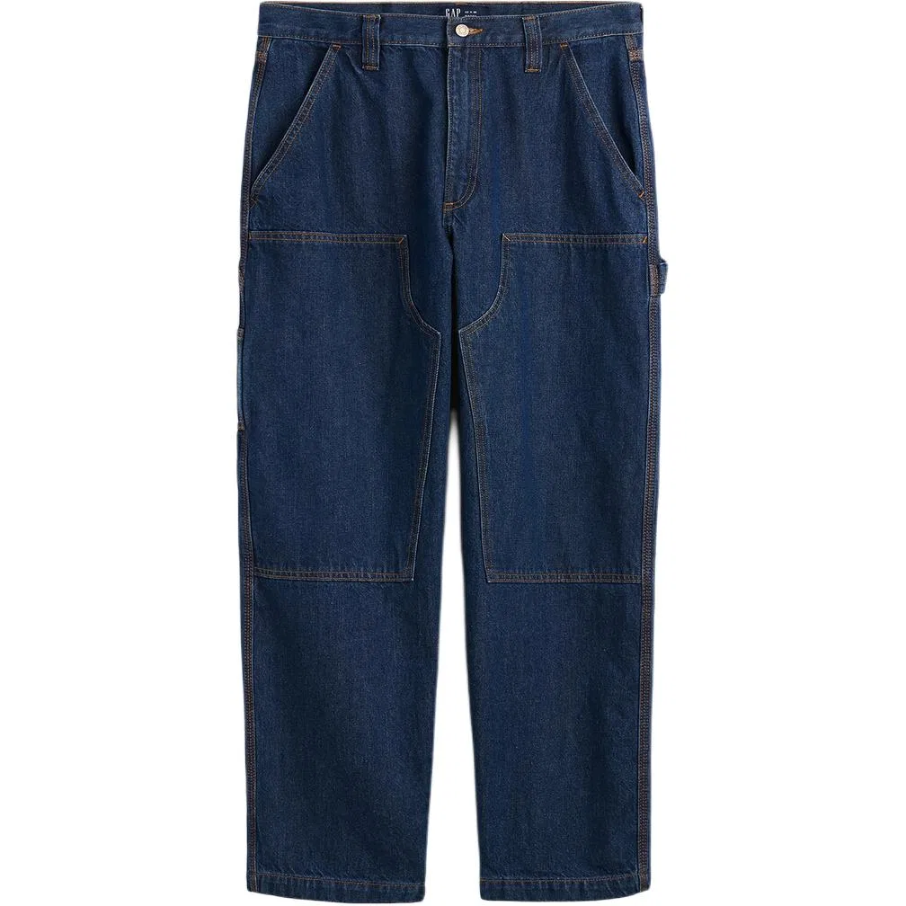 Мужские джинсы с широкими штанинами Dark Color Washed GAP, Dark Color Washed